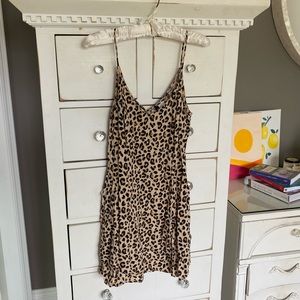 Leopard Print Mini Dress